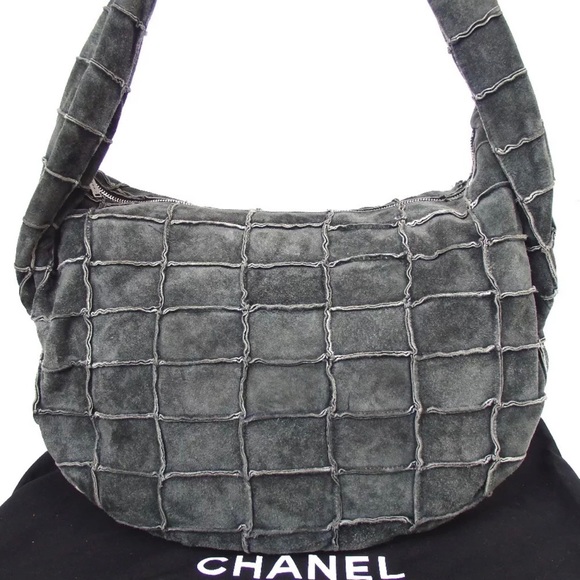 CHANEL Handbags - Chanel LG Quilted Patchwork Suede Hobo Adjustable Strap Shoulder crossbo…